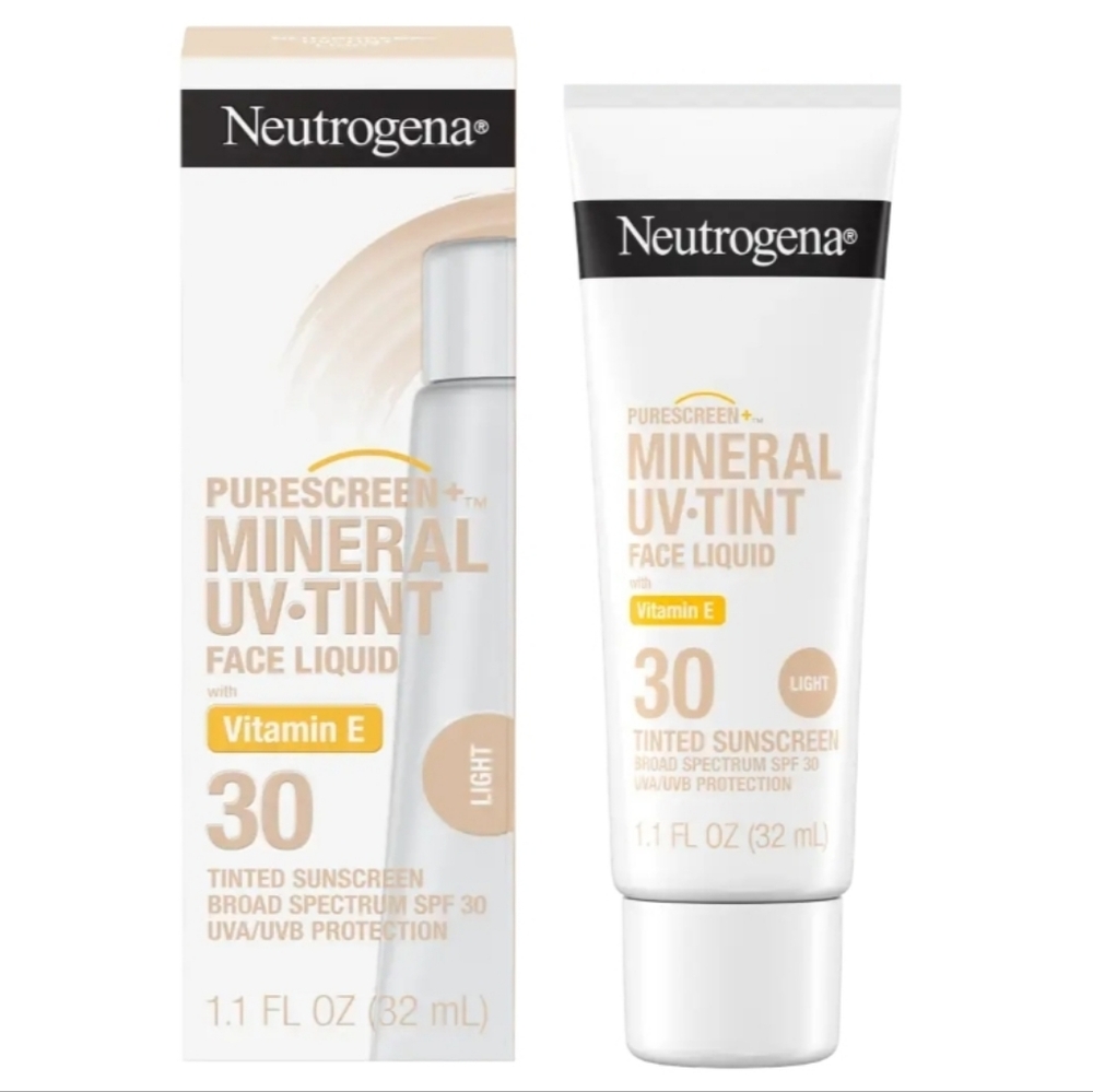 💋5/$25 Neutrogena Mineral UV Tint Face Liquid - Light